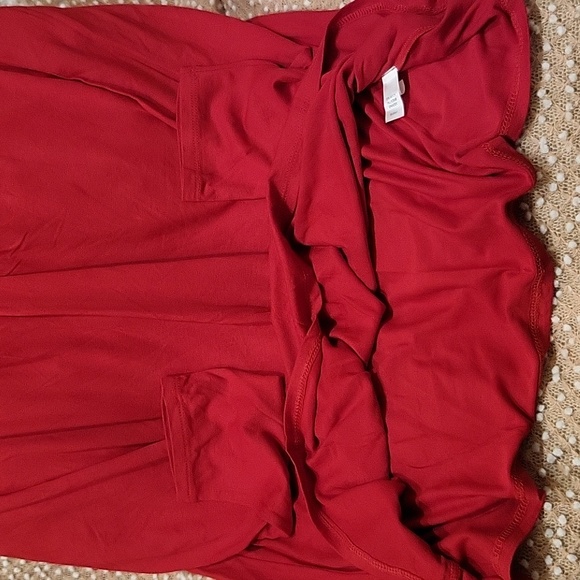 J. Jill Silky Red Blouse - Picture 6 of 11